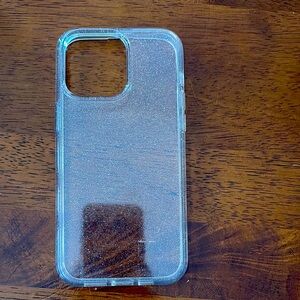 Transparent Glitter iPhone 15 pro max Case